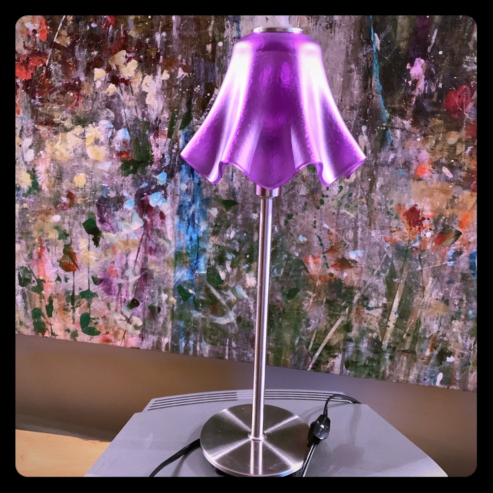 Precious delicate lamp.